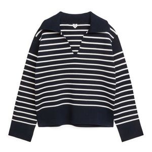 Arket Striped Cotton Jumper